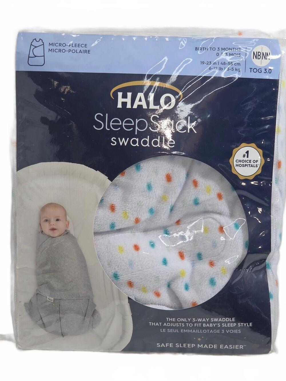 Halo SleepSack Micro-Fleece Swaddle for Newborns to 3 Months